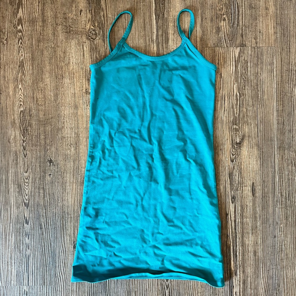 Soul flower organic cotton long cami SMALL